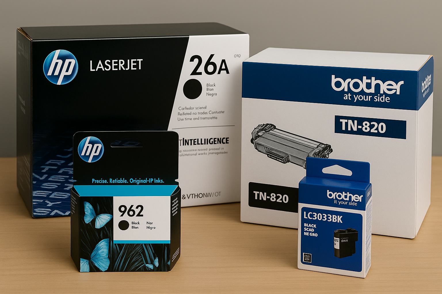 Ink and toner cartridges